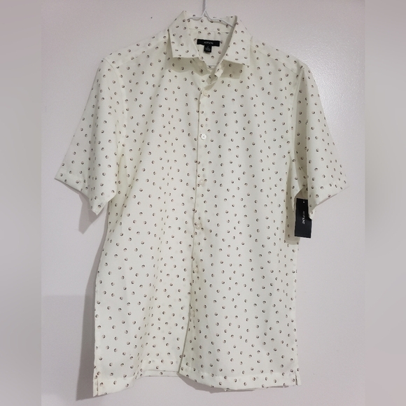 Alfani Other - 89- Alfani Men's Shirt Size S Short Sleeve 100% Polyester NWT